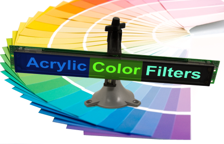 Color filters available in various colors and sizes Color filters available in various colors and sizes