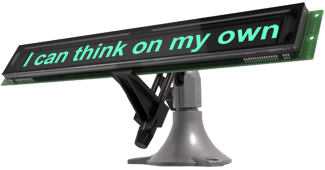 Intelligent display, I can think on my own Intelligent display, I can think on my own