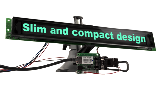 Slim and compact display