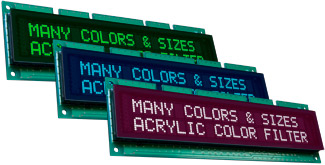 Filter for Vacuum fluorescent display (VFD) module Filter for Vacuum fluorescent display (VFD) module