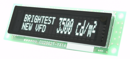 CU20027-YX1A Brightest VFD module CU20027-YX1A Brightest VFD module