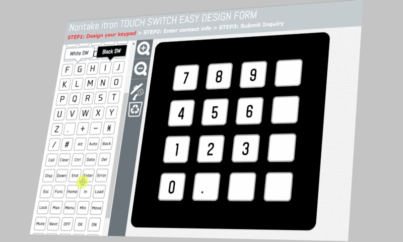 Semi-custom-keypad-design-page-drag-and-drop-image
