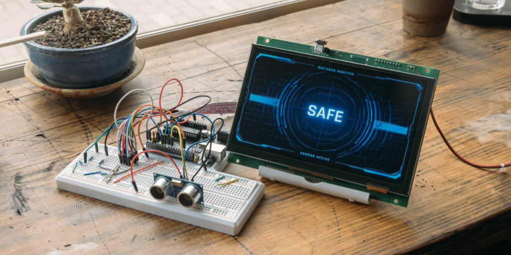 Creating an Intuitive UI with an Ultrasonic Sensor: Switching GT-SP Images Based on Distance